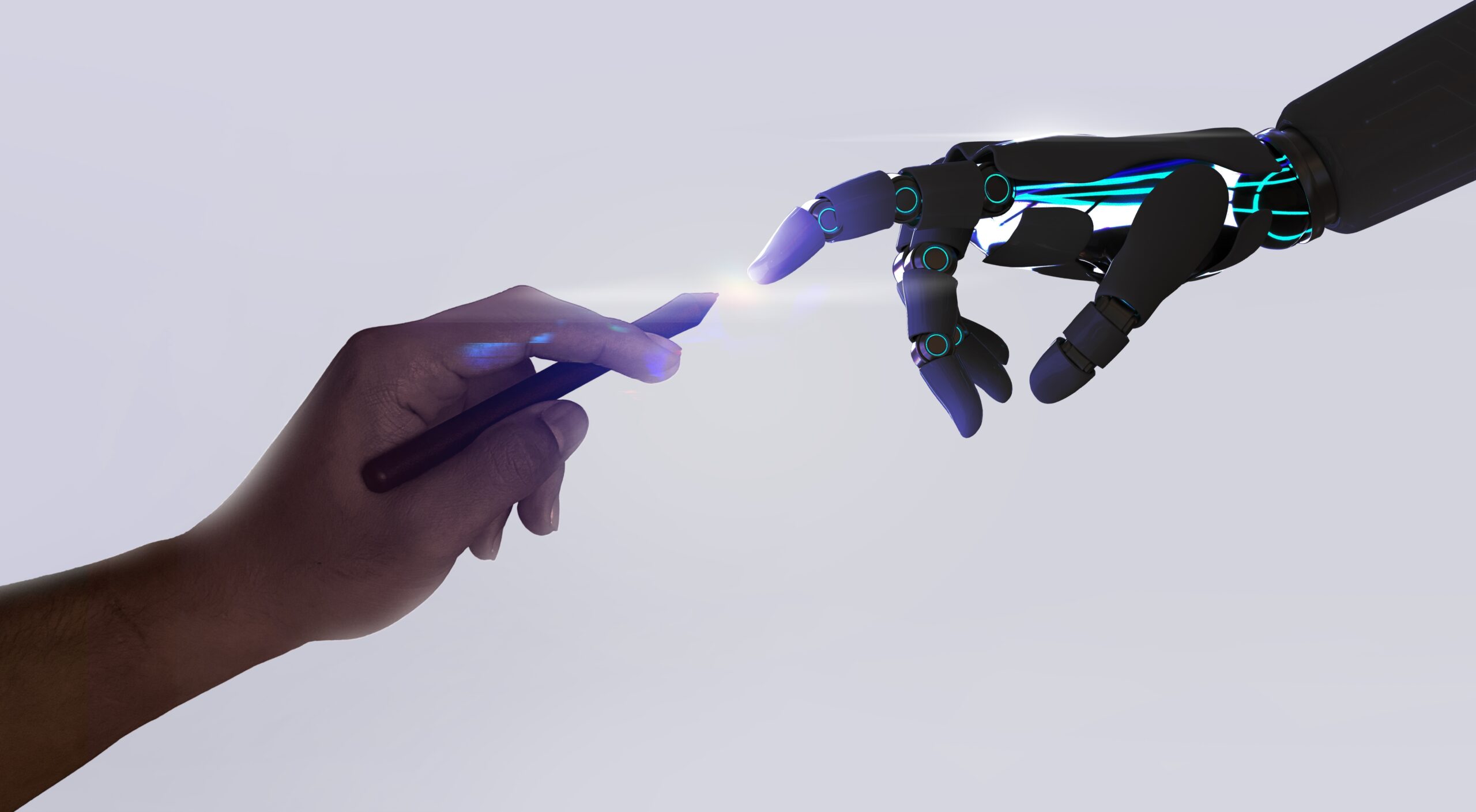 Human,Versus,Artificial,Intelligence,(ai),Design,Creation,Hands,Designing,Designer